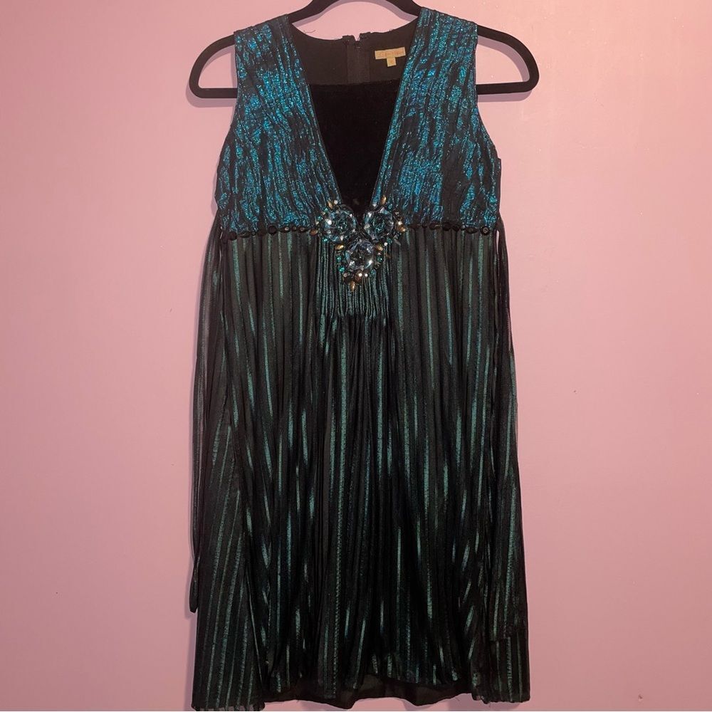 Leo n Babes Midi Dress Youth Girl Size 36 EU 10 US Velvet Whimsical Witchy Fairy